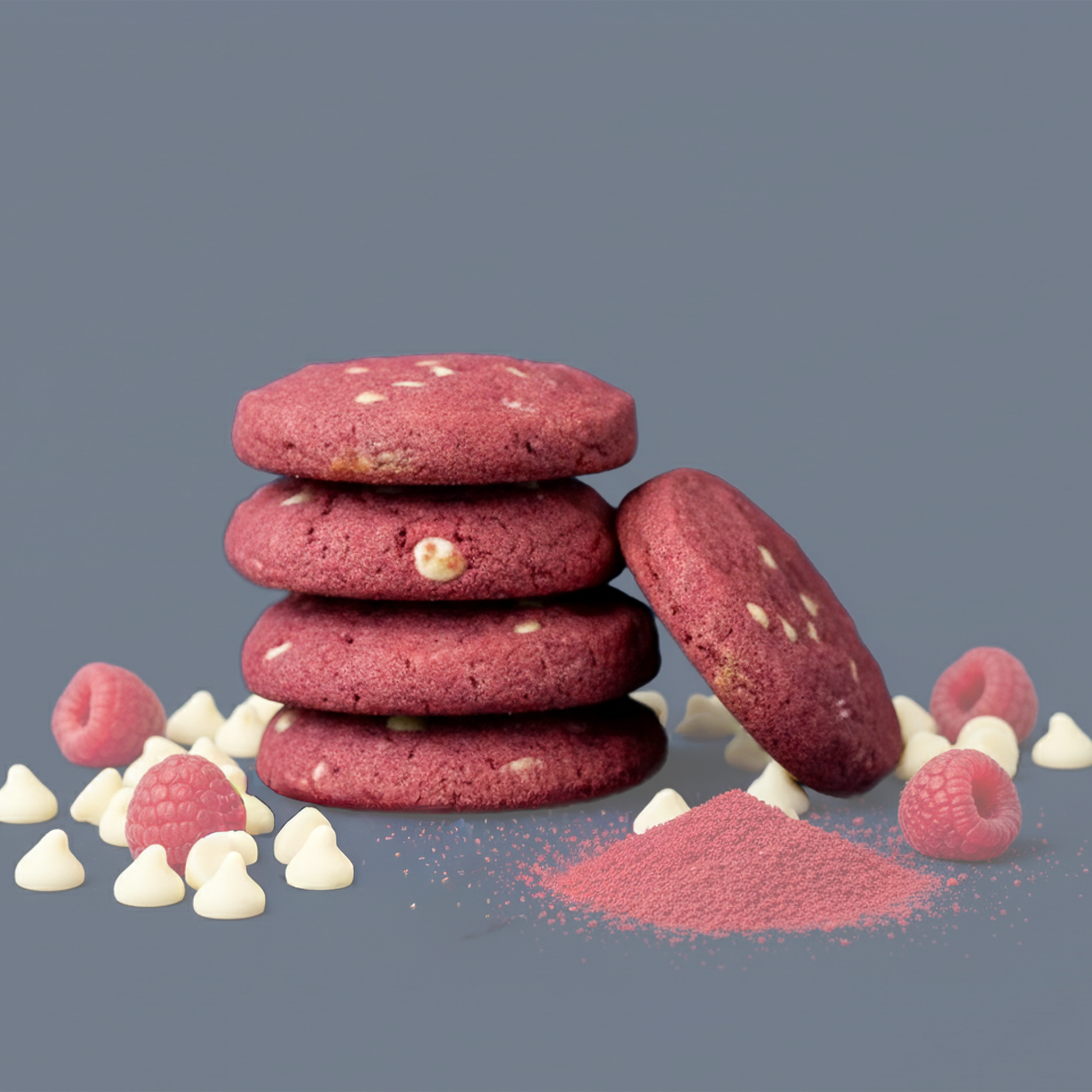 Cookie Le Romantique - Framboise & Choc. Blanc